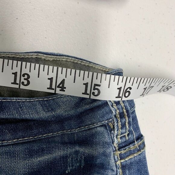 Cowboy Tuff Jeans sz 31 X 32 Bootcut Camo Medium Wash Inseam 32" Thick Stitch - Picture 11 of 12